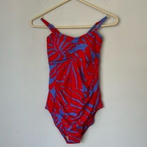 Motherhood Maternity Womens Bounceback Floral Postpartum Swimsuit Size XS +